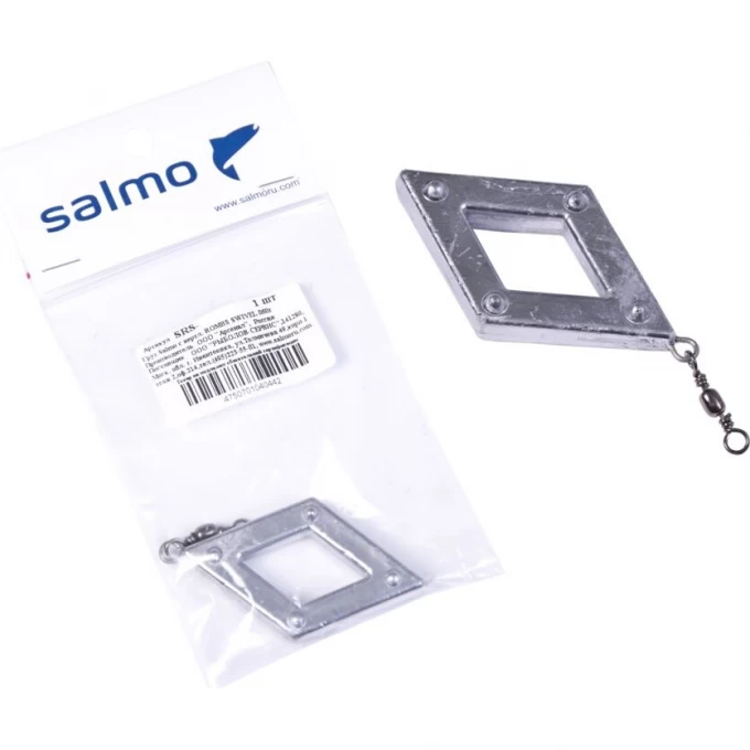 Груз SALMO с вертлюгой Rombs Swivel 120г SRS-120