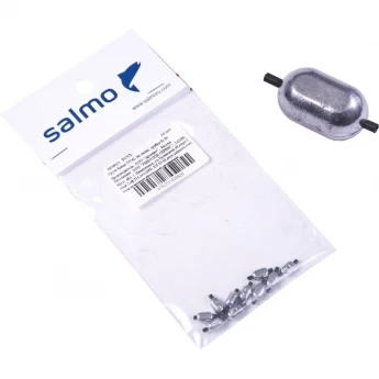 Груза SALMO Oval на силиконовой трубке 01.0г 10шт