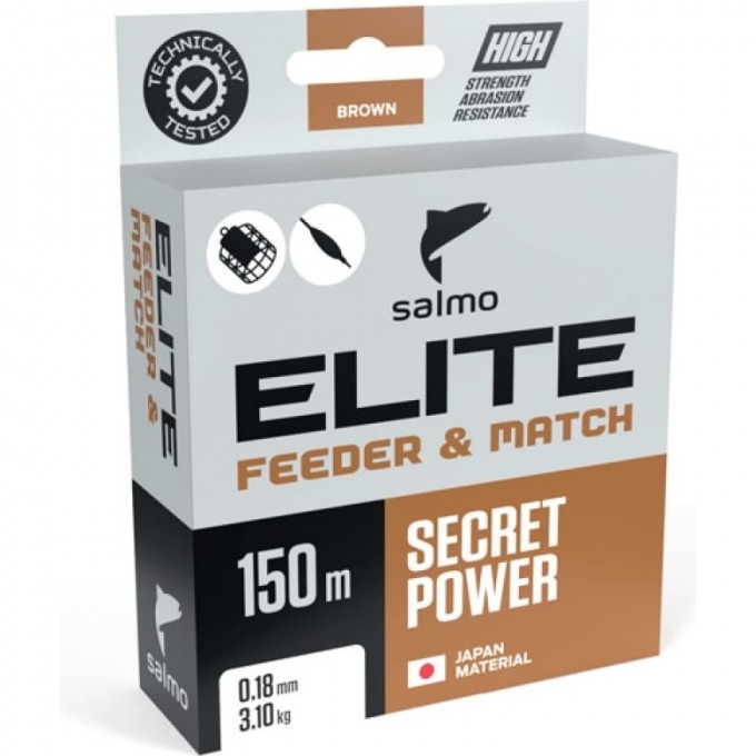 Леска монофильная SALMO Elite Feeder & Match 150/025 4119-025 Леска монофильная SALMO Elite Feeder & Match 150/025 4119-025