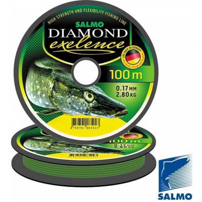 Леска монофильная SALMO Diamond Exelence 100/022 4027-022 Леска монофильная SALMO Diamond Exelence 100/022 4027-022