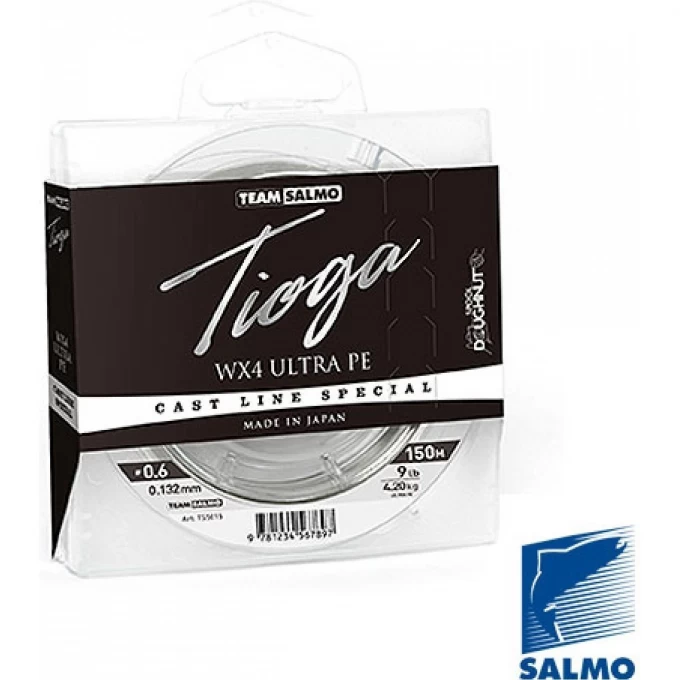 Леска плетёная Team SALMO Tioga Silver Grey 150/017 TS5015-017 Леска плетёная Team SALMO Tioga Silver Grey 150/017 TS5015-017